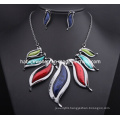 Big Fashion Resin Stone Necklace Set/Fashion Jewelry Set (XJW13209)